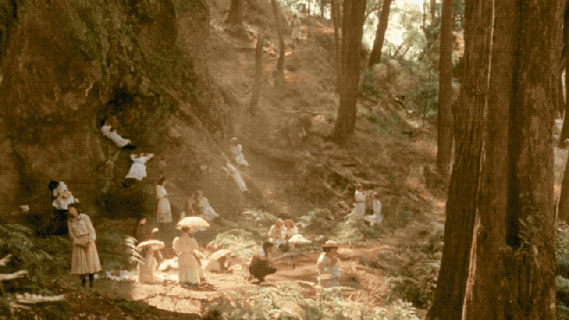 Picnic at Hanging Rock then and now